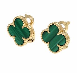 Green Clover Earrings Alhambra Inspired